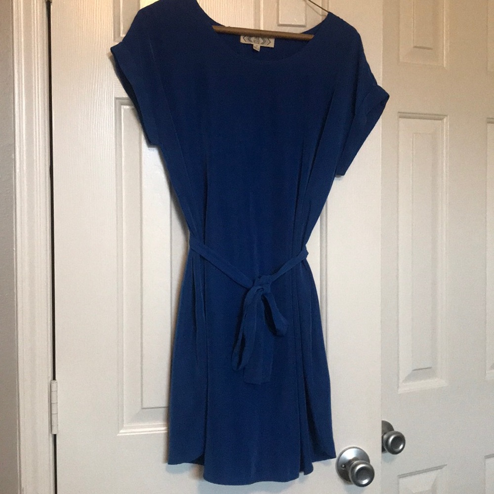 Blue dress